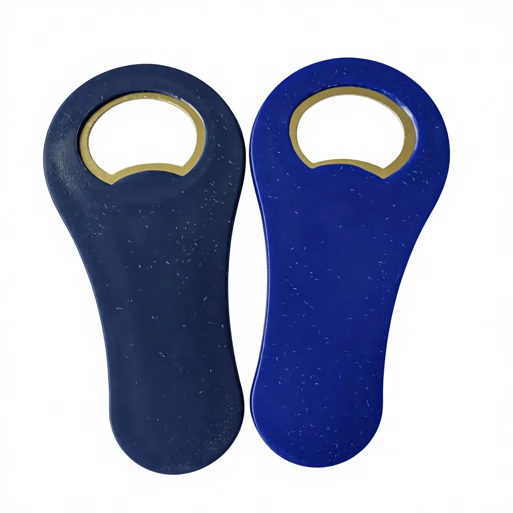 Blue color examples showing the opening inserts and magnets.