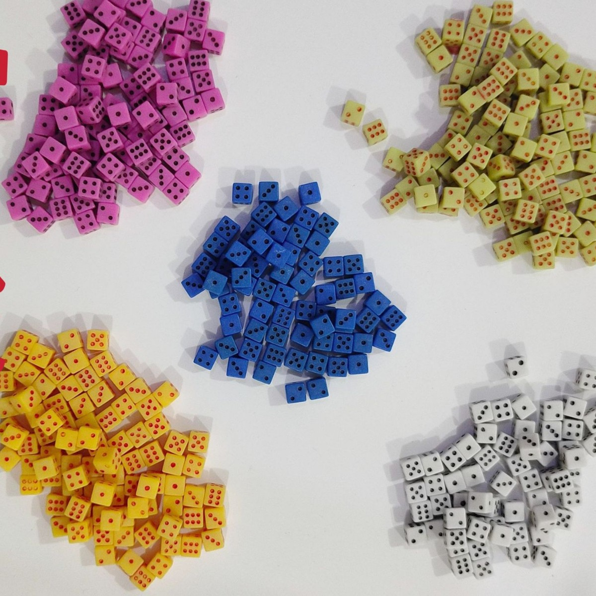 5 mm Acrylic Dice with Square Corners