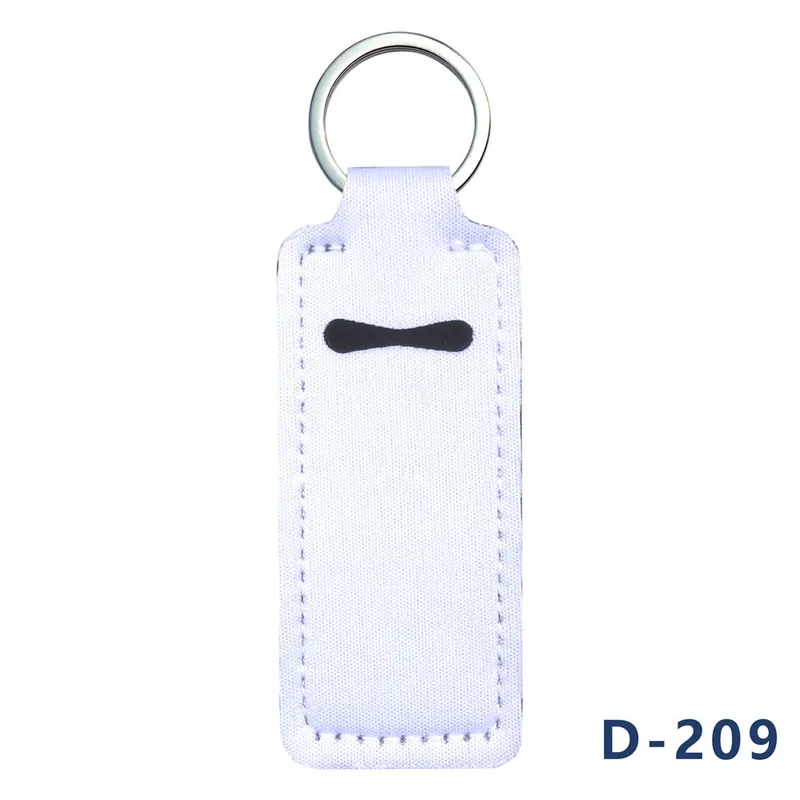 Rectangular Lip Balm Holder Keyrings with Swivel Clip Option