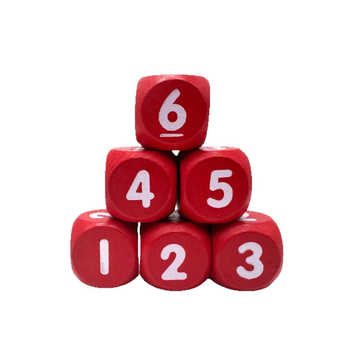 25 mm Wooden Number Dice
