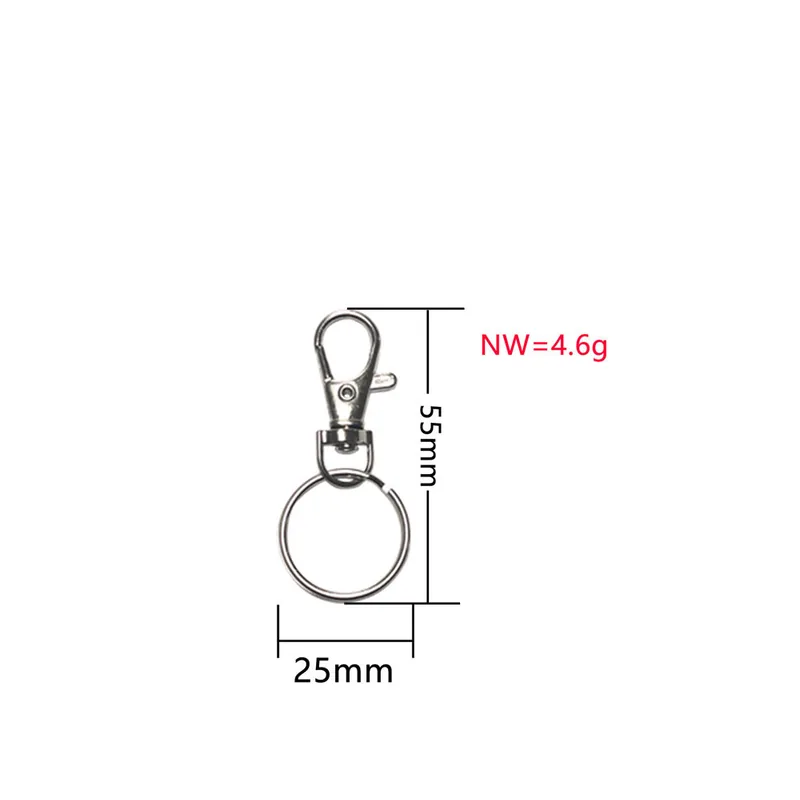 Swivel clip and keyring (separate option) original model photograph.