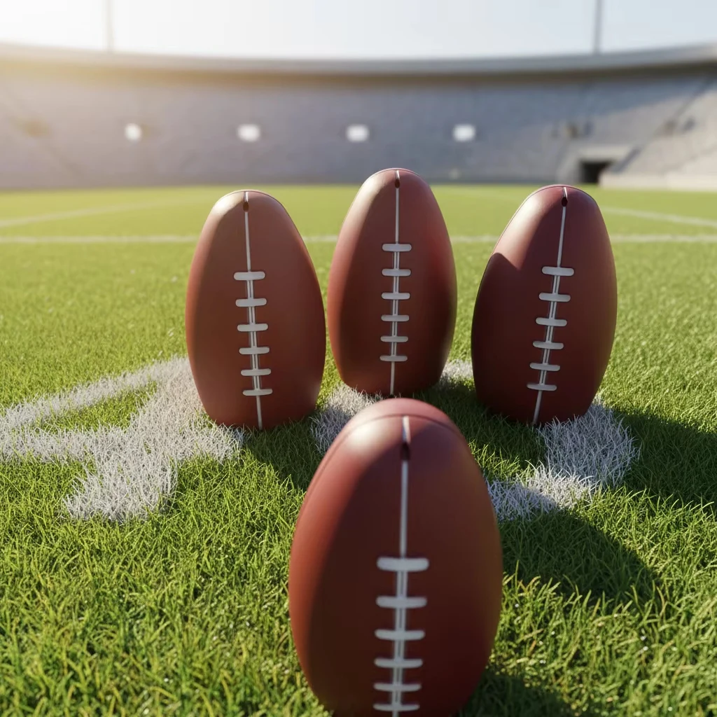 American-Football-Shaped Push-Down Bottle Opener