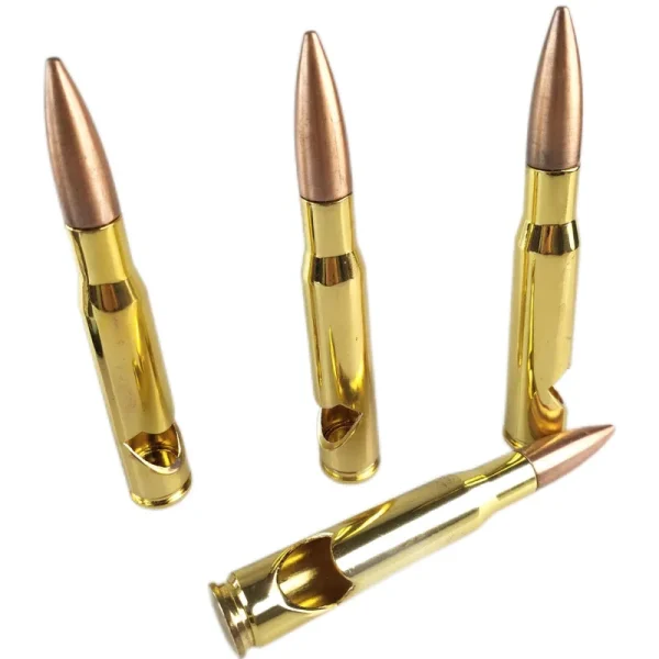 Gold finish showing complete bottle openers and their opening cutouts.