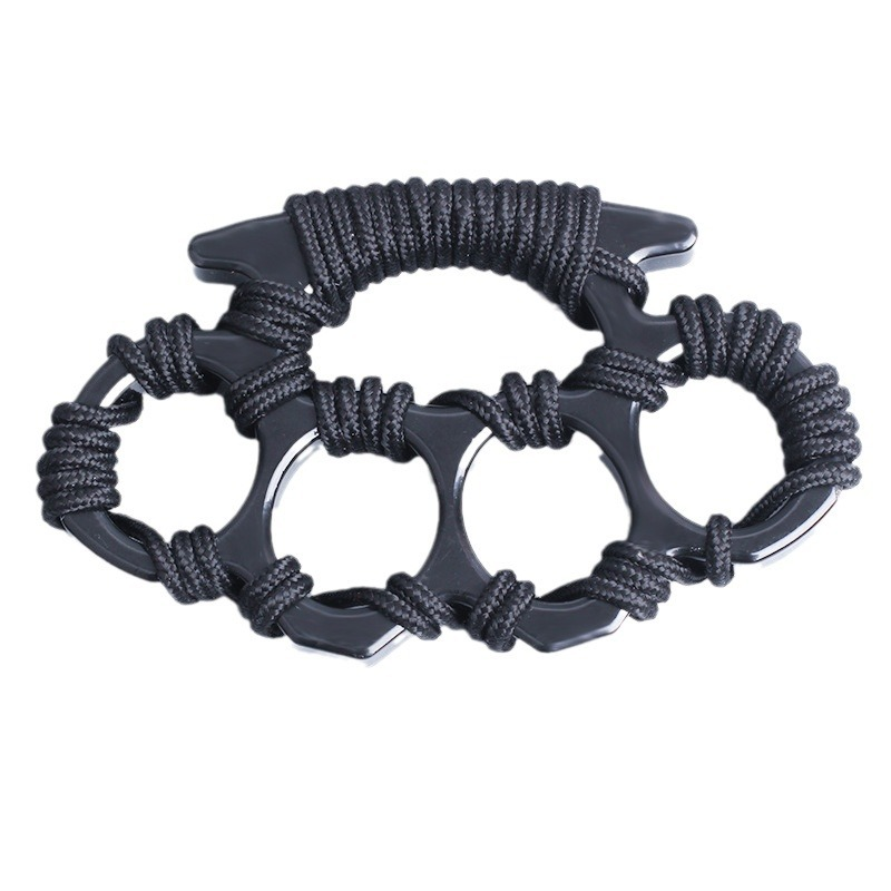 Cord-Wrapped Four-Finger Knuckle Duster