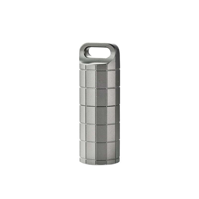 Titanium Alloy Pill Storage Capsule
