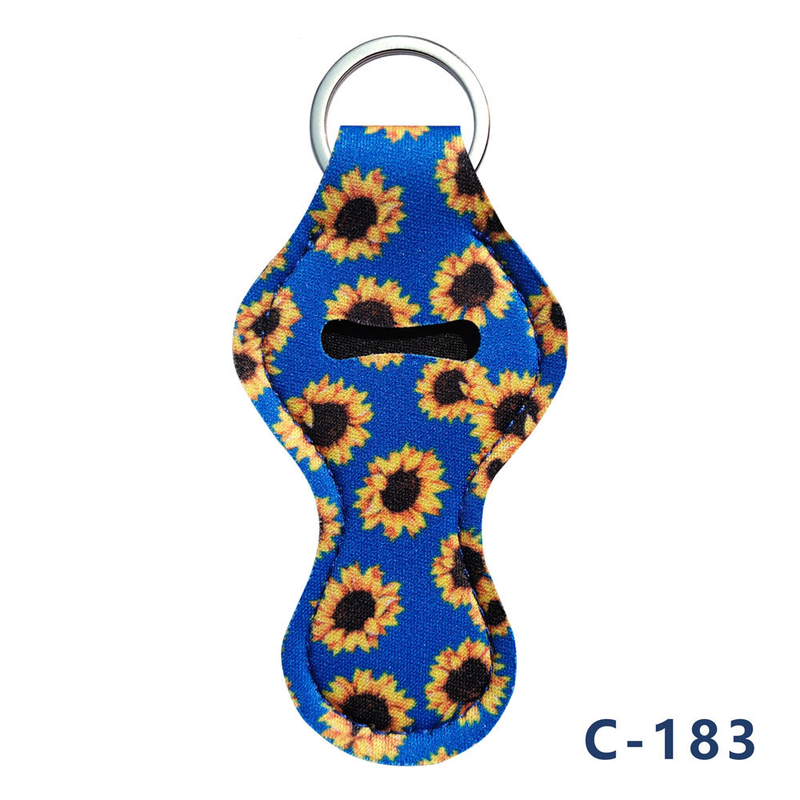 Patterned Holder and Wrist Strap Keyrings