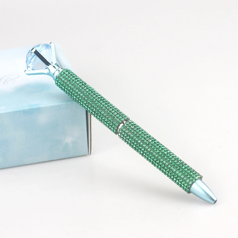 Rhinestone Pens with Faceted Top