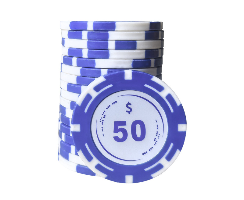 40 mm King-Design Poker Chips, 20-Piece Packs