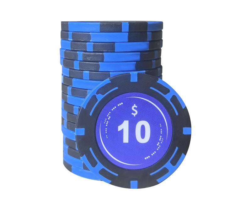 40 mm King-Design Poker Chips, 20-Piece Packs