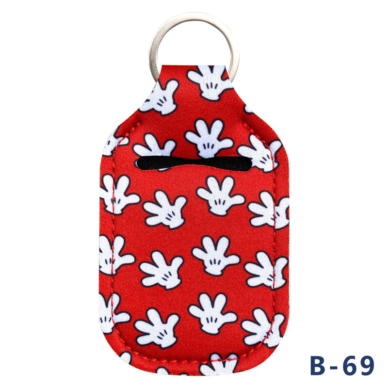 Printed Bottle Holder Keyrings