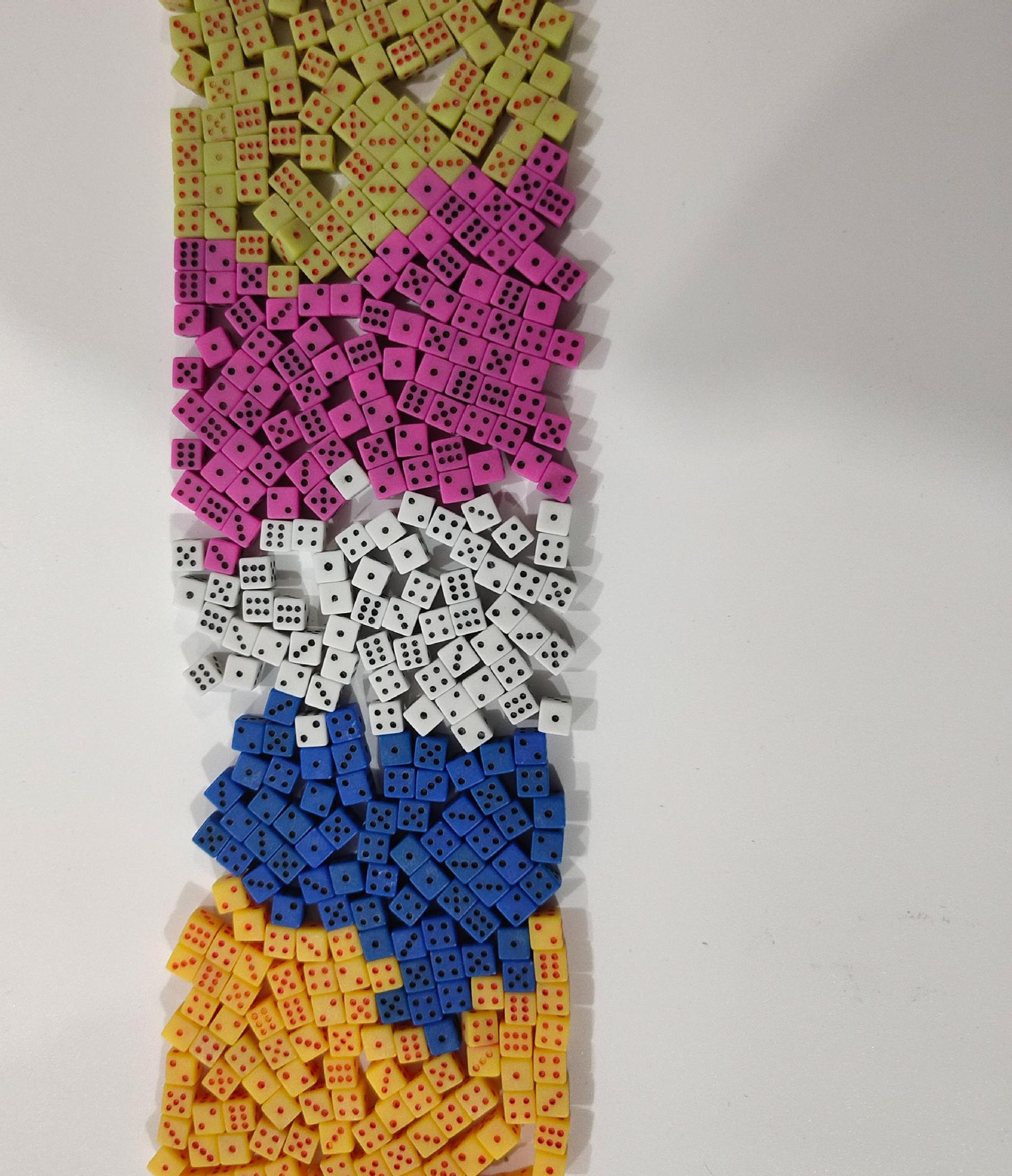 5 mm Acrylic Dice with Square Corners