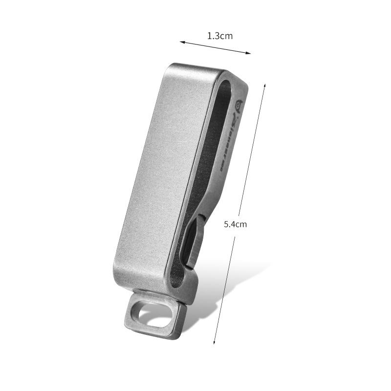 Titanium Alloy Belt Attachment Clip